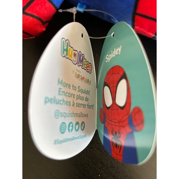 Marvel Hug Mees Spidey Stuffed Plush Toy By Jazwares Squismallows - Picture 7 of 8
